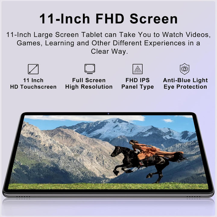 Dghrti 2026 Tableta de 11 Pulgadas, 24GB RAM+256GB ROM(2TB TF), Tab...