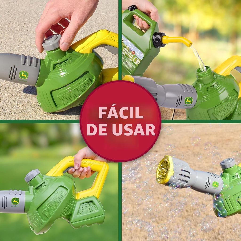 John Deere Soplador de hojas de burbujas, repuesto de 24 onzas, máquina de burbujas, a partir de 3 años