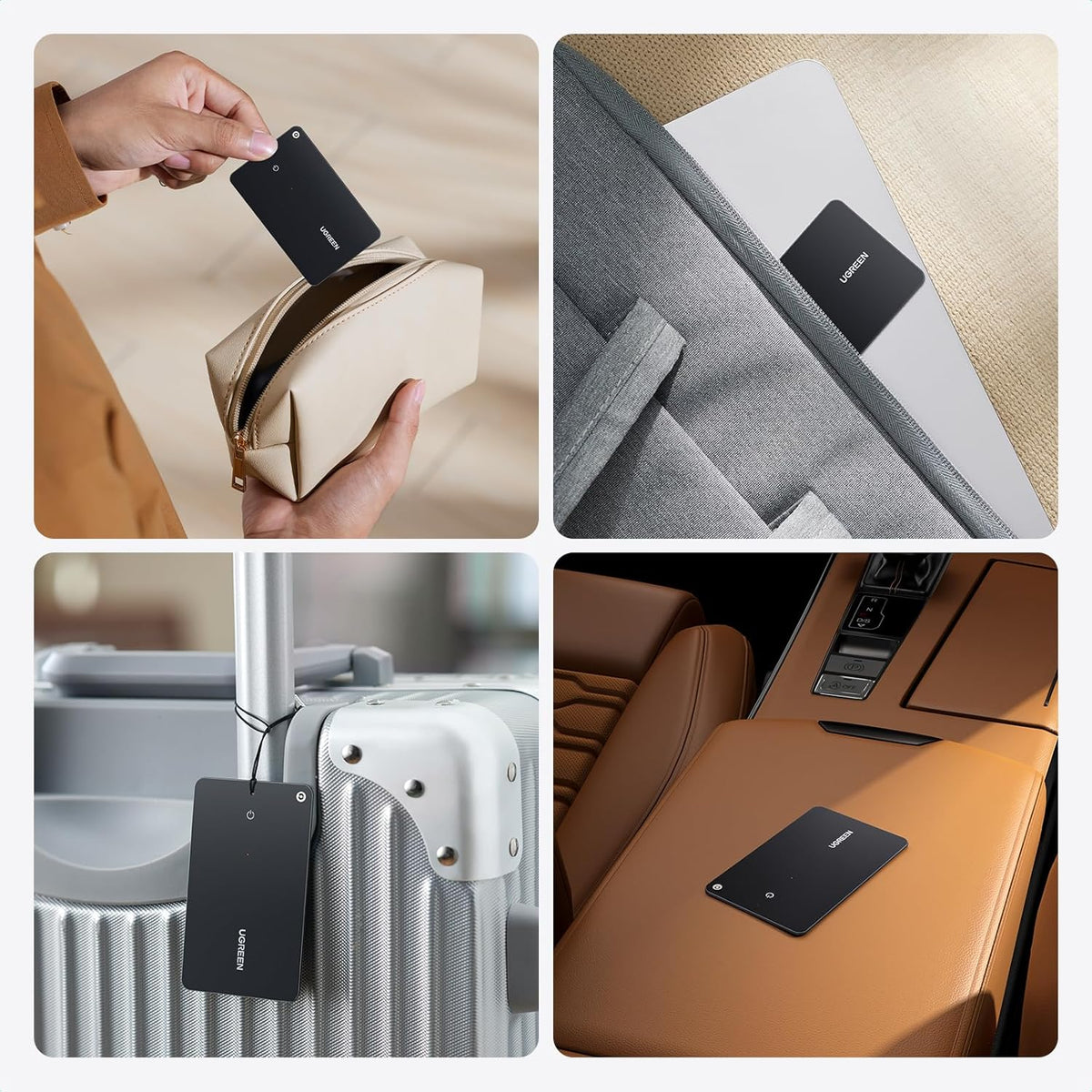 UGREEN FineTrack Slim Tarjeta de Rastreador de Cartera