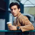BENYAR Relojes para hombre, cronógrafo analógico de cuarzo, impermeables, relojes de pulsera para hombre, moda de negocios, trabajo, casual, deportivo, reloj de vestir con calendario