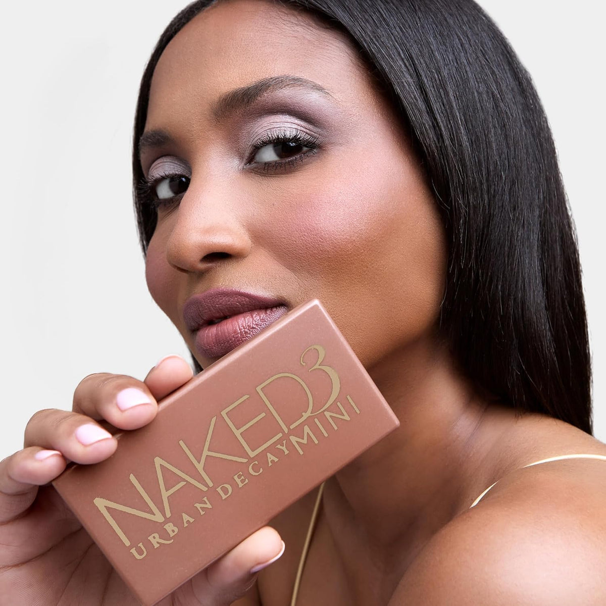 URBAN DECAY Naked3 - Mini paleta de sombras de ojos - 6 sombras ros...