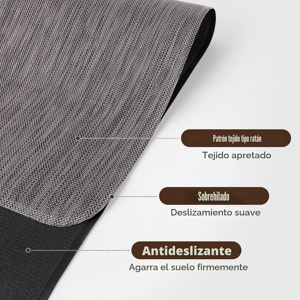 Lámpara Tapete para silla de oficina para suelos de madera, PVC