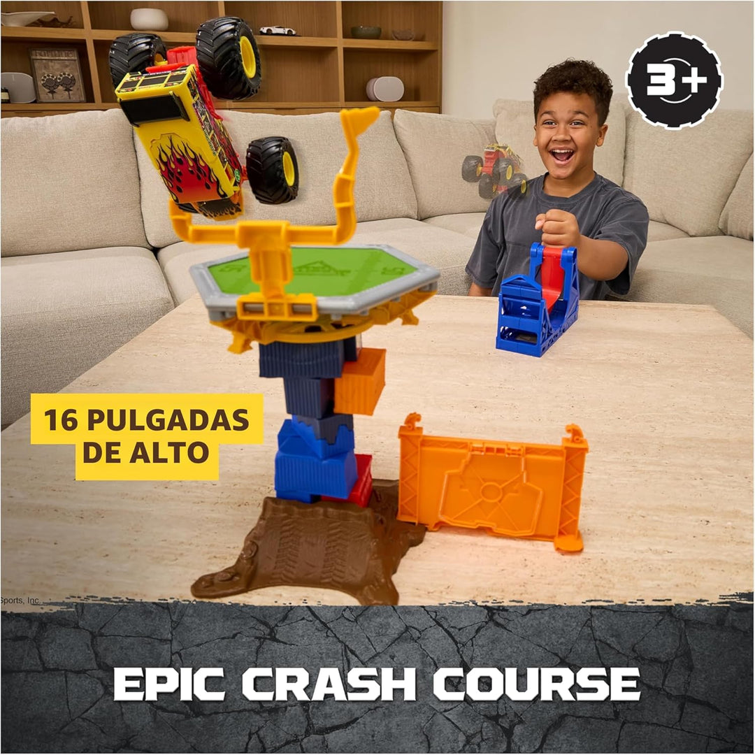 Monster Jam Smash &amp; Bash - Juego de campo de choque con lanzado...