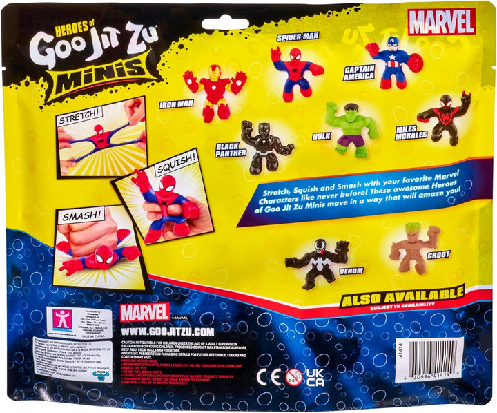 Heroes of Goo Jit Zu Marvel Mega Mini - Paquete de 6 mini héroes es...