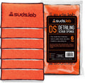 Suds Lab DS - Esponja exfoliante para detalles, almohadilla de microfibra