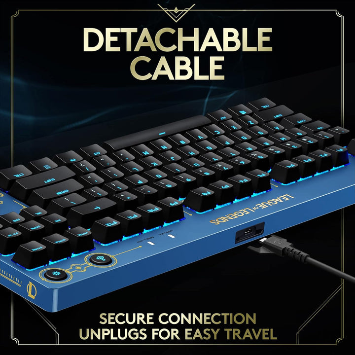 Logitech G Pro - Teclado mecánico para juegos - Diseño ultraportáti...