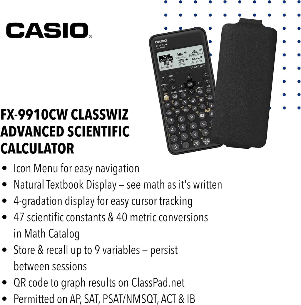 Casio FX-9910CW-W-IT Calculadora científica
