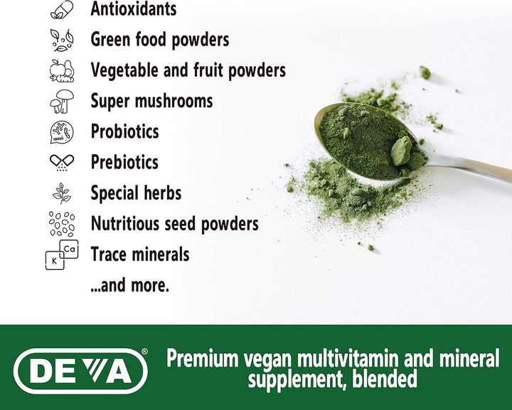 DEVA Tuba Prime Multivitamínico vegano \u2013 Suplemento dietético...