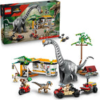 LEGO Jurassic World Raptor & Titanosaurus Tracking Mission - Juguete de construcción y aprendizaje para juego de simulación - Figuras de acción de dinosaurio para niños y niñas, a partir de 7 años - Idea de regalo para cumpleaños -76973