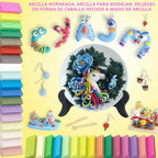 72 Colores de Arcilla Polimérica Kit, DIY Joyería Manualidades Regalos para Principiantes