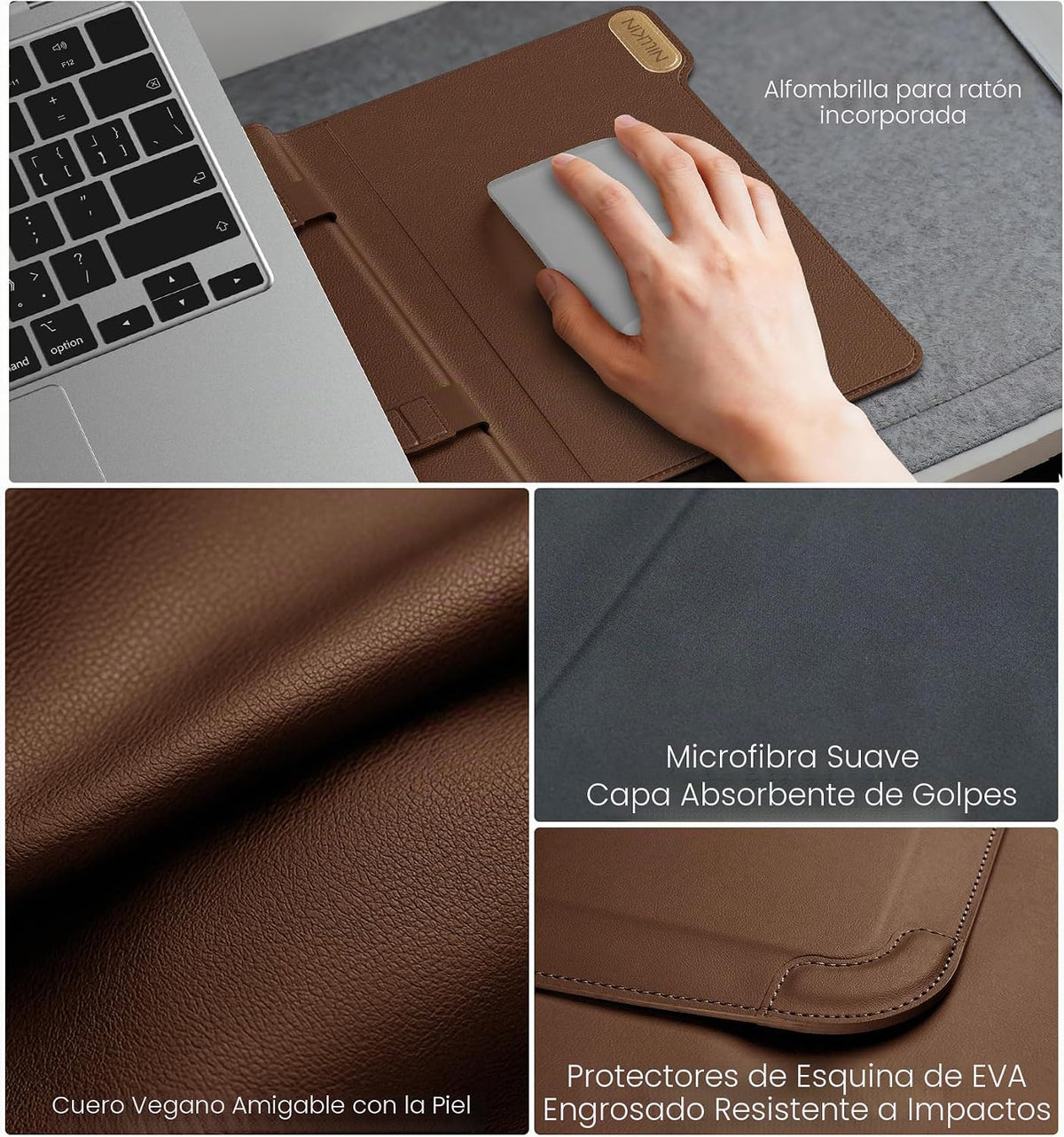Nillkin Funda para laptop de 16 pulgadas con asa (4 en 1), 2 modos...