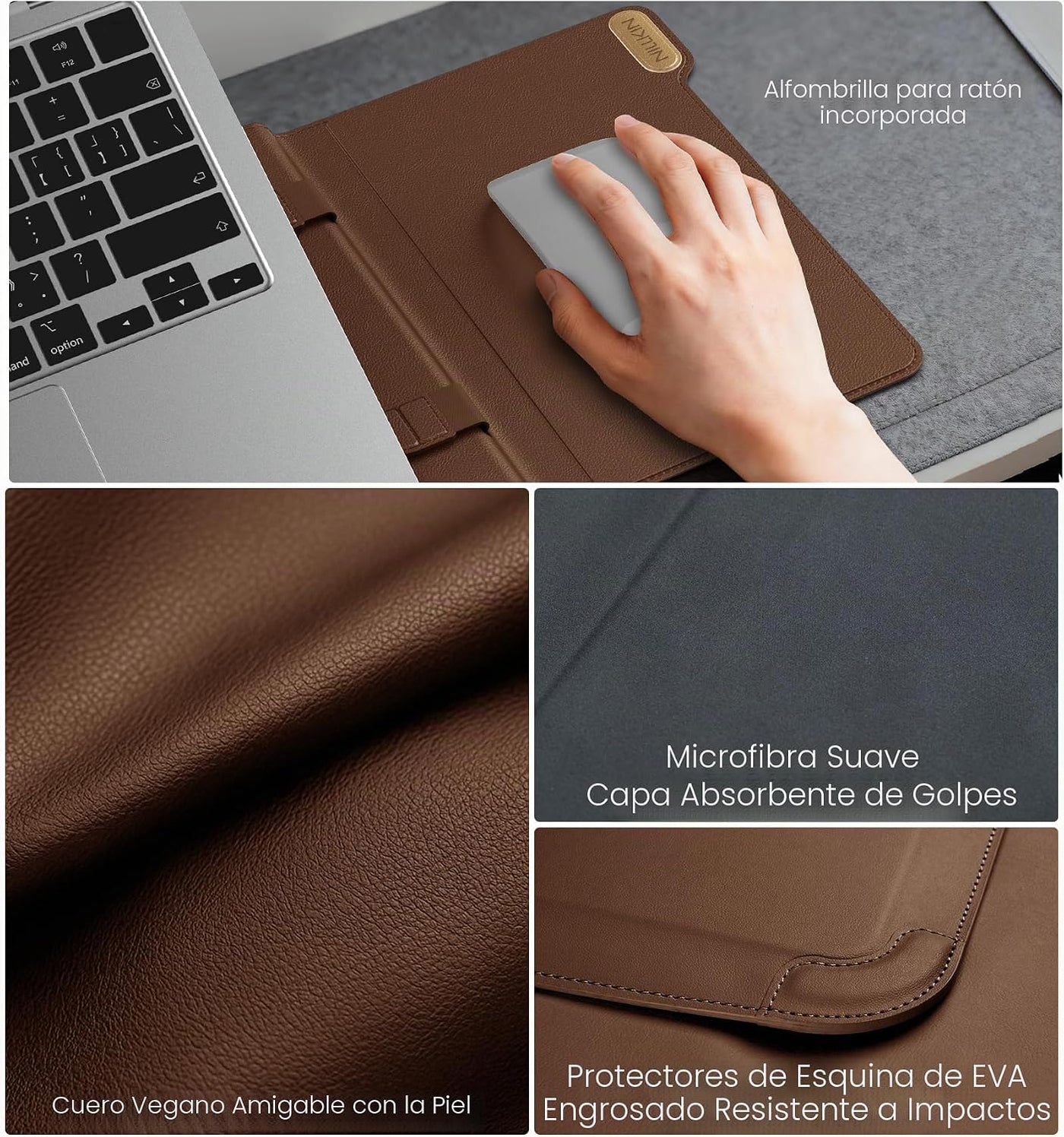 Nillkin Funda para laptop de 14 pulgadas con asa (4 en 1), 2 modos...