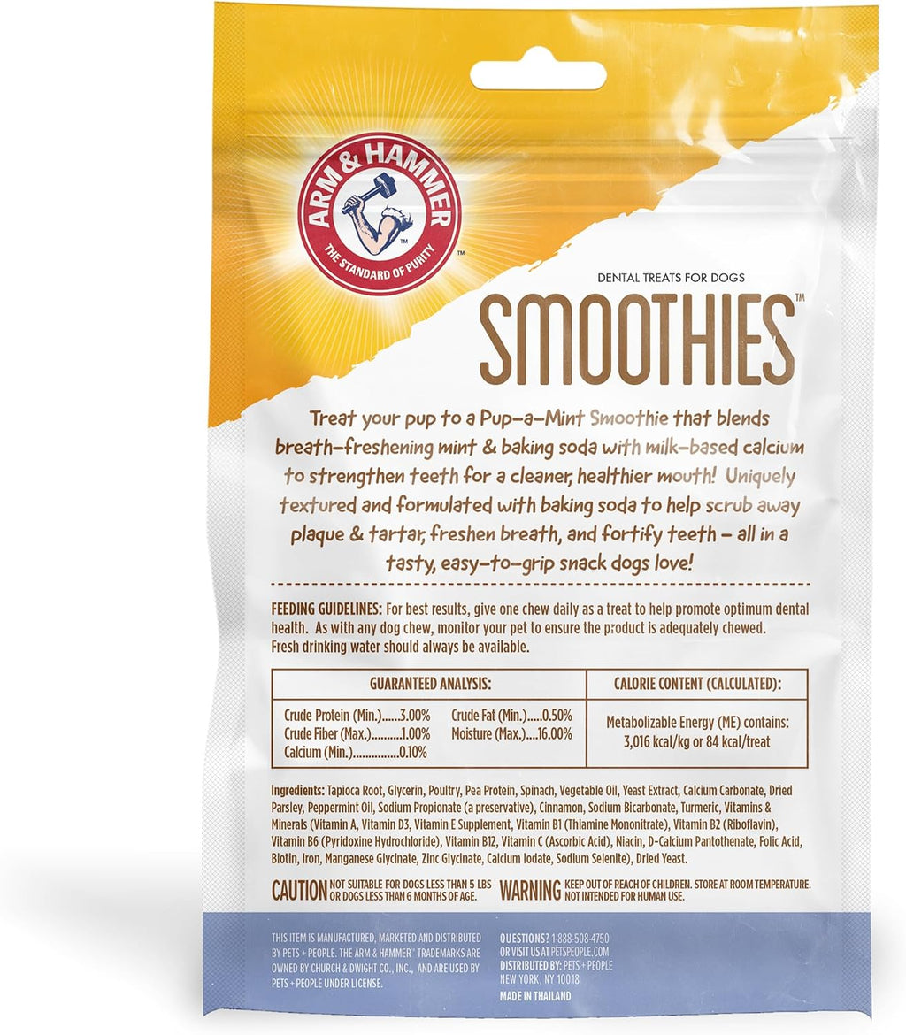 Arm & Hammer Masticables dentales para perros | Golosinas dentales para perros que luchan contra el mal aliento y eliminan placa y sarro sin cepillado | Ideal para perros pequeños y grandes, 1 paquete