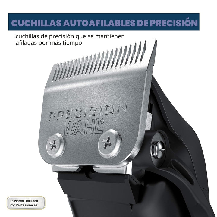 Wahl Kit de cortapelos con cable para el hogar con palanca de adelg...
