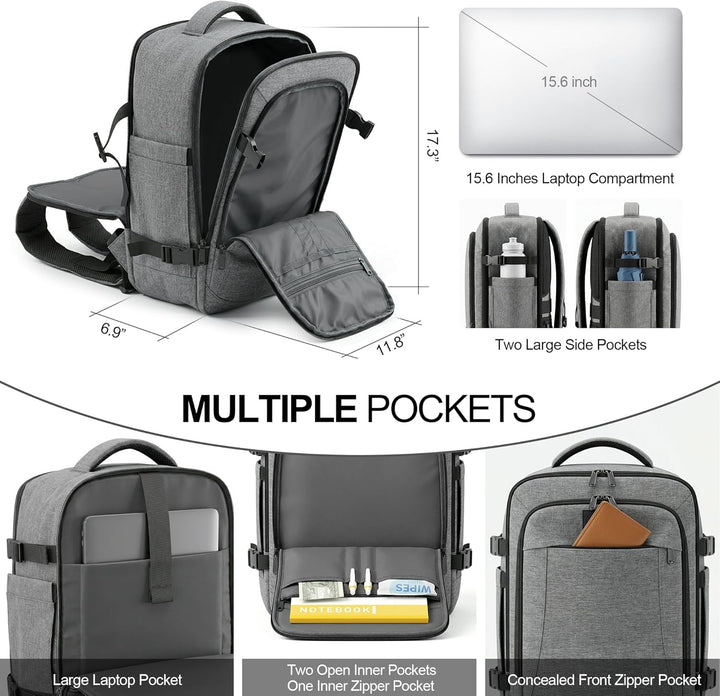 TILYMOL Travel Backpack for Women &amp; Men - 15.6 inch Laptop Bag...