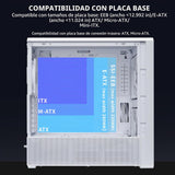 Lian Li LANCOOL 217 INF Mid-Tower ATX Funda para PC, color blanco (...
