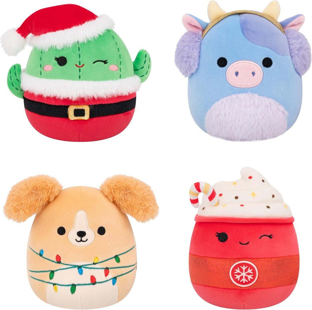 Squishmallows Original Holiday 4-Pack Peluche oficial