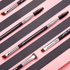 Jessup Juego de Brochas para Cejas de Maquillaje Profesional, 1 piezas