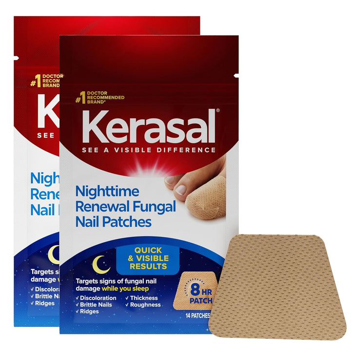 Kerasal Parches para Uñas con Hongos de Renovación Nocturna - Pack...
