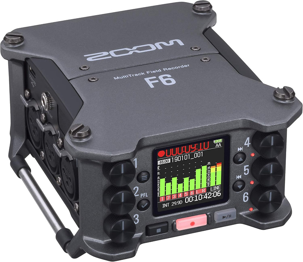 Zoom Grabadora de campo profesional F6 para cineastas y músicos
