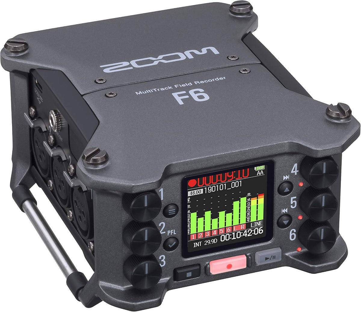 Zoom Grabadora de campo profesional F6 para cineastas y músicos
