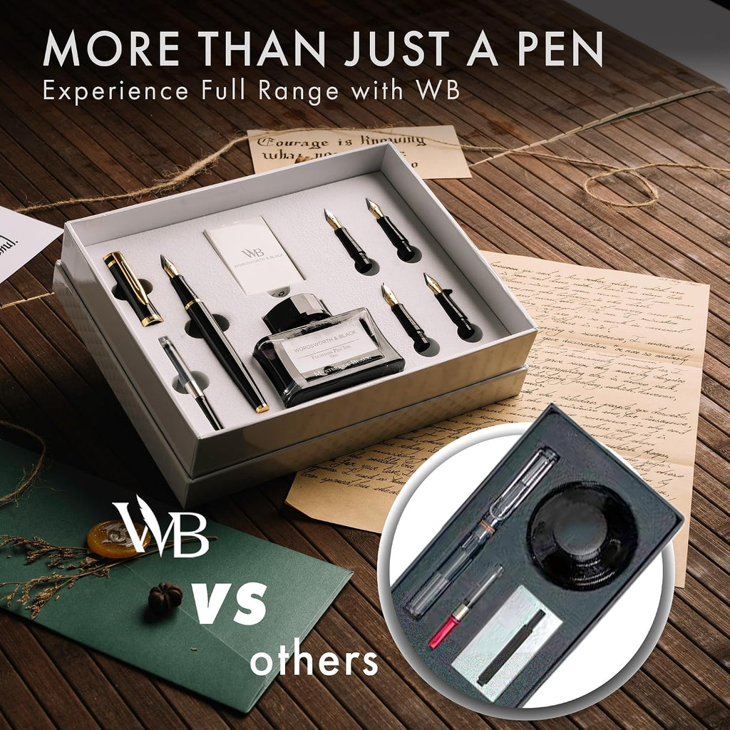 Wordsworth & Black Juego de pluma estilográfica de lujo para escribir