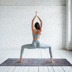 Plyopic. Tapete de yoga todo en uno, combo de tapete de lujo con agarre para el sudor, ideal para yoga, yoga caliente, bikram, pilates, entrenamiento y ejercicio, goma natural ecológica
