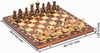 Husaria Juego de ajedrez de madera Ambassador, 21.7 in