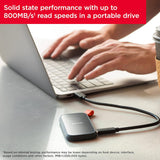 SanDisk 1TB SSD portátil - Hasta 800MB\/s, USB-C, USB 3.2 Gen 2, fi...