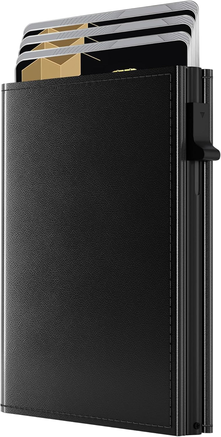 QLD Cartera minimalista para hombres \u2013 Bloqueo RFID [inteligen...