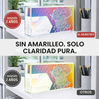 Prismatic Evolutions SPC - Caja de acrílico con tapa magnética, acrílico de 8 + 0.197 in de grosor con imanes de 0.197 x 0.118 in, compatible con Prismatic Evolutions Super Premium