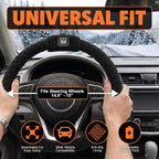 Funda térmica inalámbrica para volante, funda para volante de automóvil