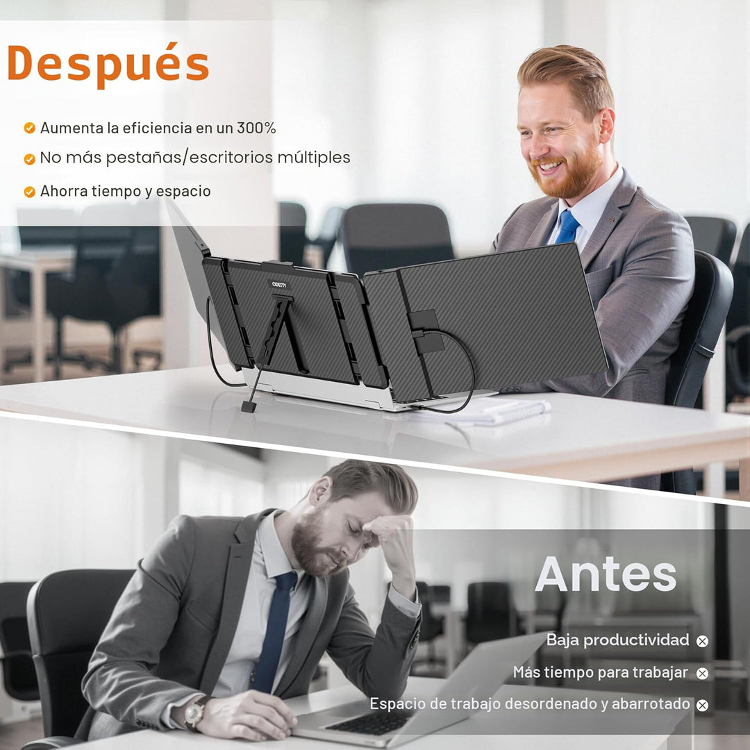 CIDETTY Extensor de pantalla para laptop, pantalla de monitor dual\...