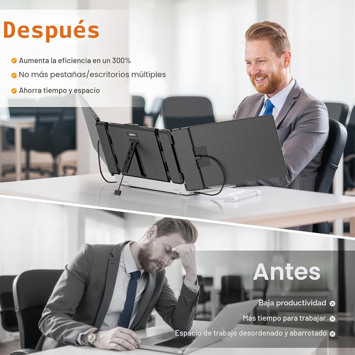 CIDETTY Extensor de pantalla para laptop, pantalla de monitor dual\...