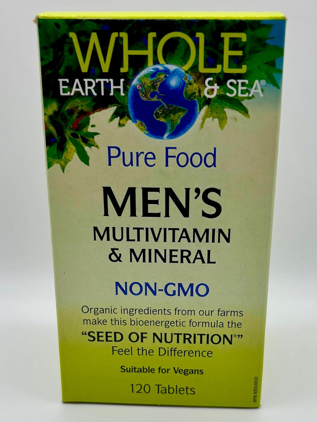 Natural Factors Whole Earth &amp; Sea Multivitamínico y mineral par...