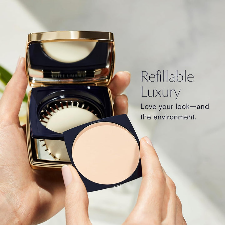 Estée Lauder Base de maquillaje en polvo mate Double Wear de 12 hor...
