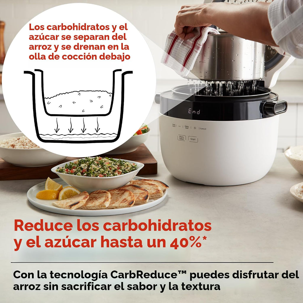 Instant Olla arrocera de 20 tazas, olla multicocción de arroz y granos con tecnología de reducción de carbohidratos sin comprometer el sabor o la textura, de los fabricantes de Instant Pot, incluye 8 ajustes preestablecidos de cocción