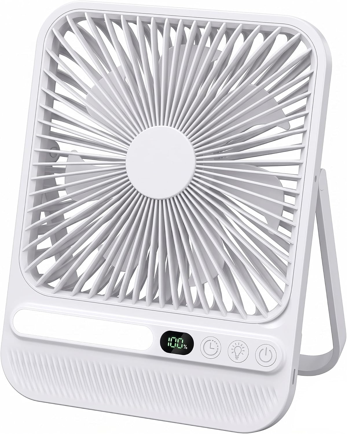 BIVBTP Ventilador de escritorio portátil de 7 pulgadas y 8000 mAh \...