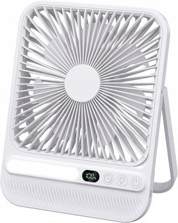 BIVBTP Ventilador de escritorio portátil de 7 pulgadas y 8000 mAh \...