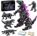 DOLIVE STEM - Kits de construcción de dinosaurios 5 en 1 para niños de 8 a 14 años, juguete de figuras de dinosaurio con control remoto y control por aplicación, regalo de cumpleaños para 8, 9, 10, 11