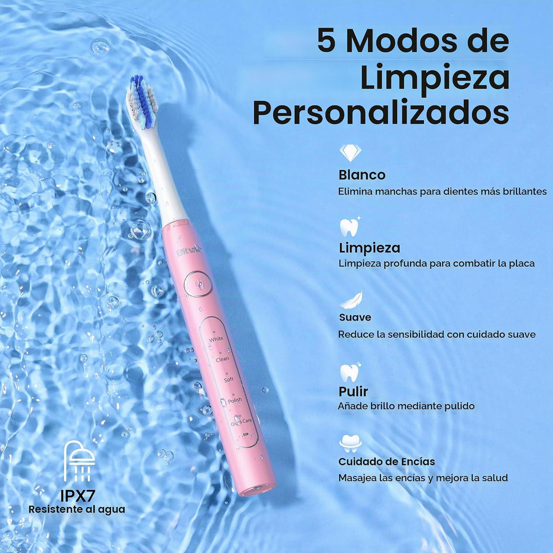 Cepillo de dientes eléctrico aceptado por la ADA Bitvae, cepillo de...