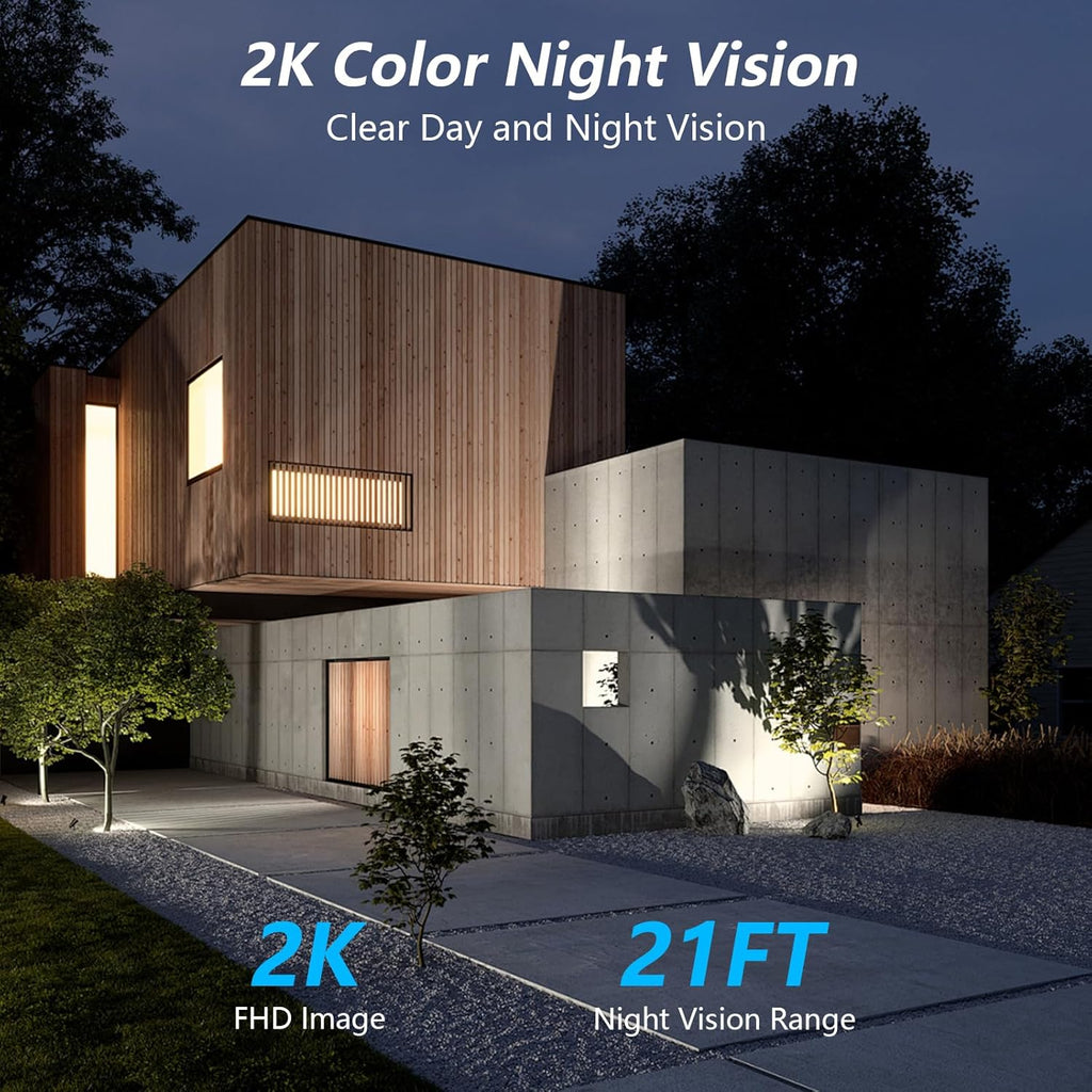 Wansview Cámara solar inalámbrica para exteriores, lente dual 2K 360°, 2.4G, B7 1 paquete | Cámaras PTZ 2K para seguridad del hogar con panel solar/alimentada por batería, detección PIR