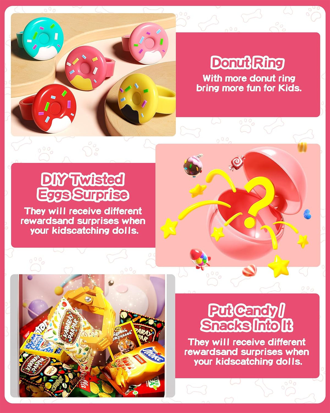 Máquina de garras para niños, mini máquina expendedora con monedas...