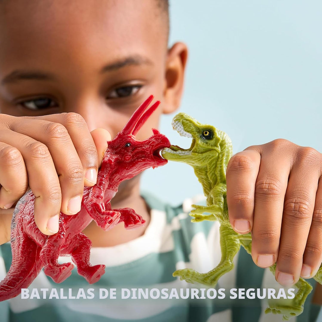 JOYIN Juguetes de dinosaurio con tapete de juego de actividades y j...