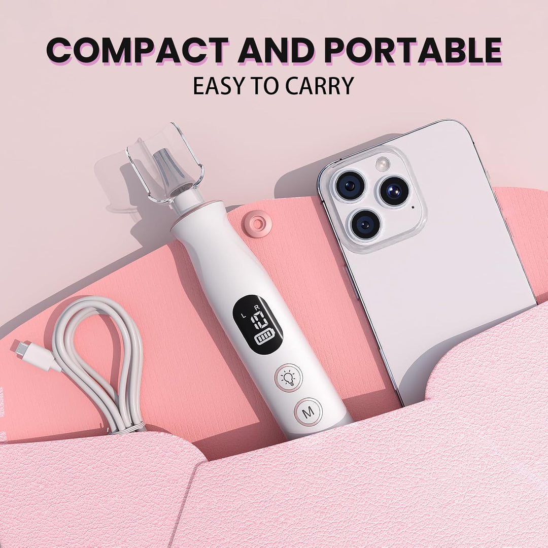 Taladro de uñas eléctrico, lima de uñas portátil recargable inalámb...