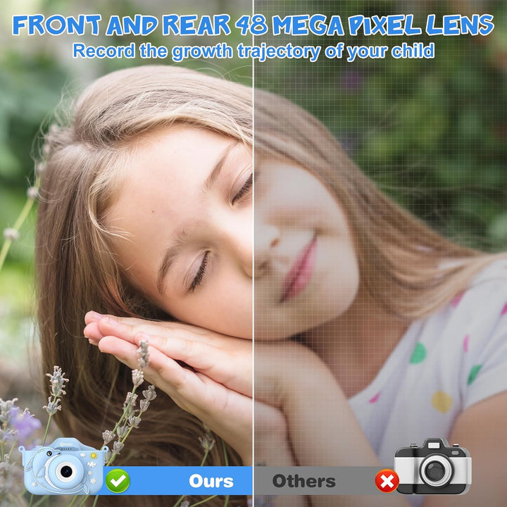 Contixo KC3A - Cámara digital para niños, cámara infantil de 1080P...