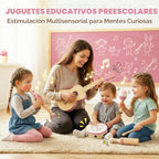 7 en 1 Kids Wooden Musical Instruments, Montessori Toddler Toys