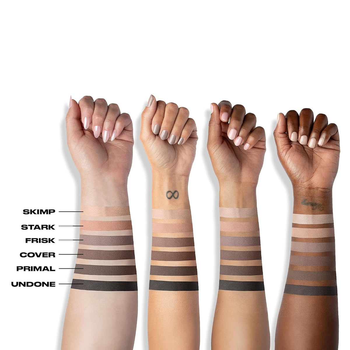 URBAN DECAY Naked 2 Basics - Mini paleta de sombras de ojos, 6 somb...