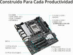 ASUS Prime B650M-A AX II AMD B650 AM5 Ryzen Desktop, PRIME|Negro, Micro-ATX|M.2x2|WiFi6|DP HDMI VGA