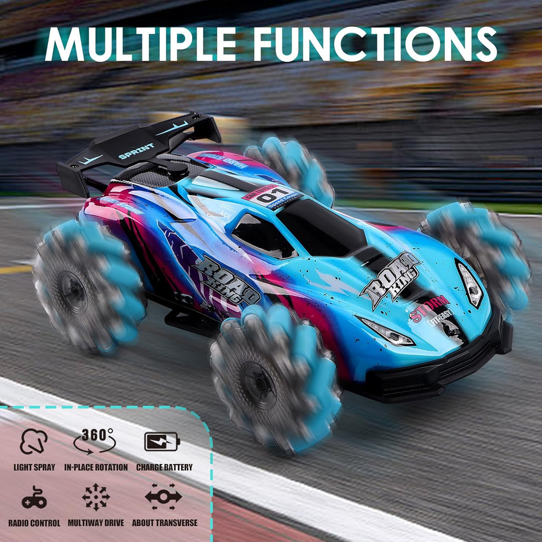 SPRSHY Juguetes de auto de acrobacias a control remoto por gestos q...